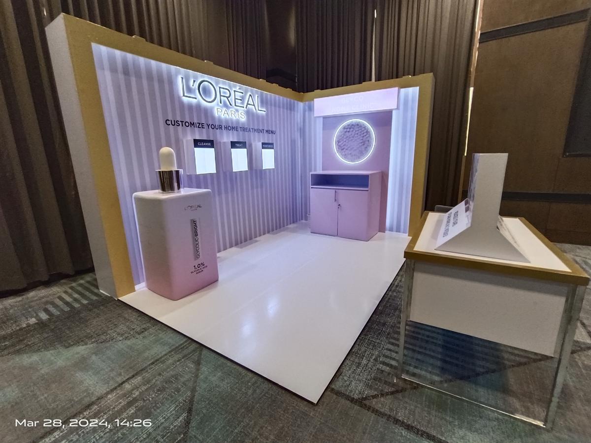 Branded event environment detail